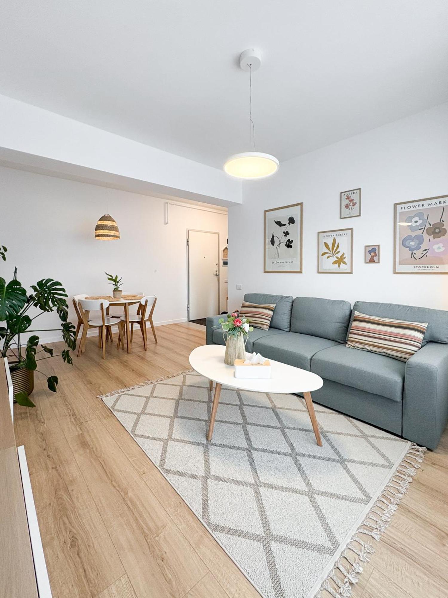 The Cozy Flat - Modern, New, 2 Rooms Apartment, Parking Βουκουρέστι Εξωτερικό φωτογραφία
